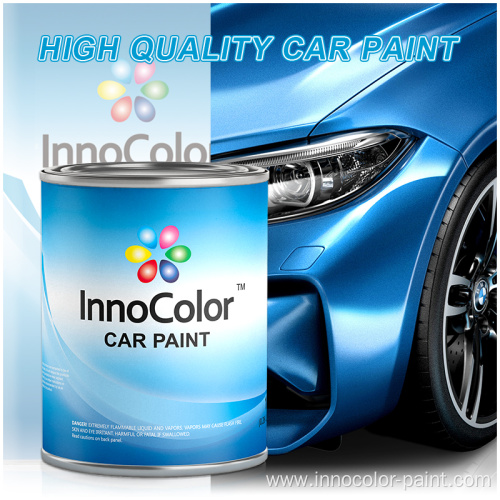 1k Basecoat Color Car Paint Metallic Silver Color